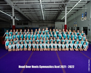 Entire Xcel Gymnastics Team Photo